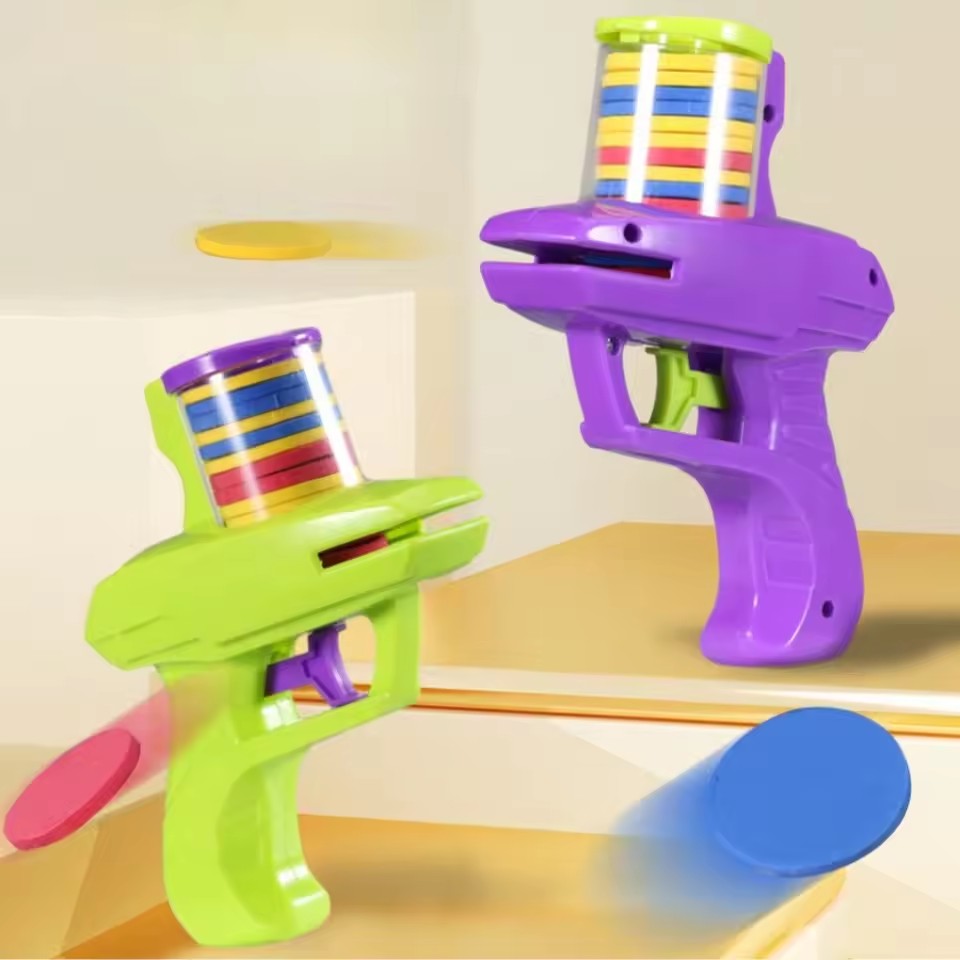 Party Games Indoor - قاذف أقراص رغوية، لعبة إطلاق الأقراص