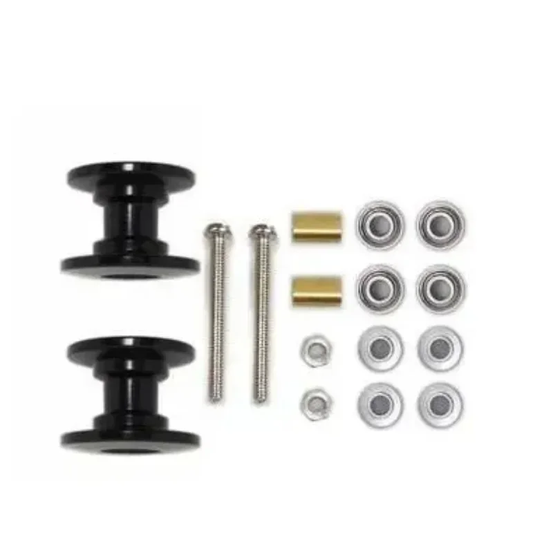 Tamiya Model Mini 4Wd - قطعتان من بكرات التوجيه المزدوجة 12-13