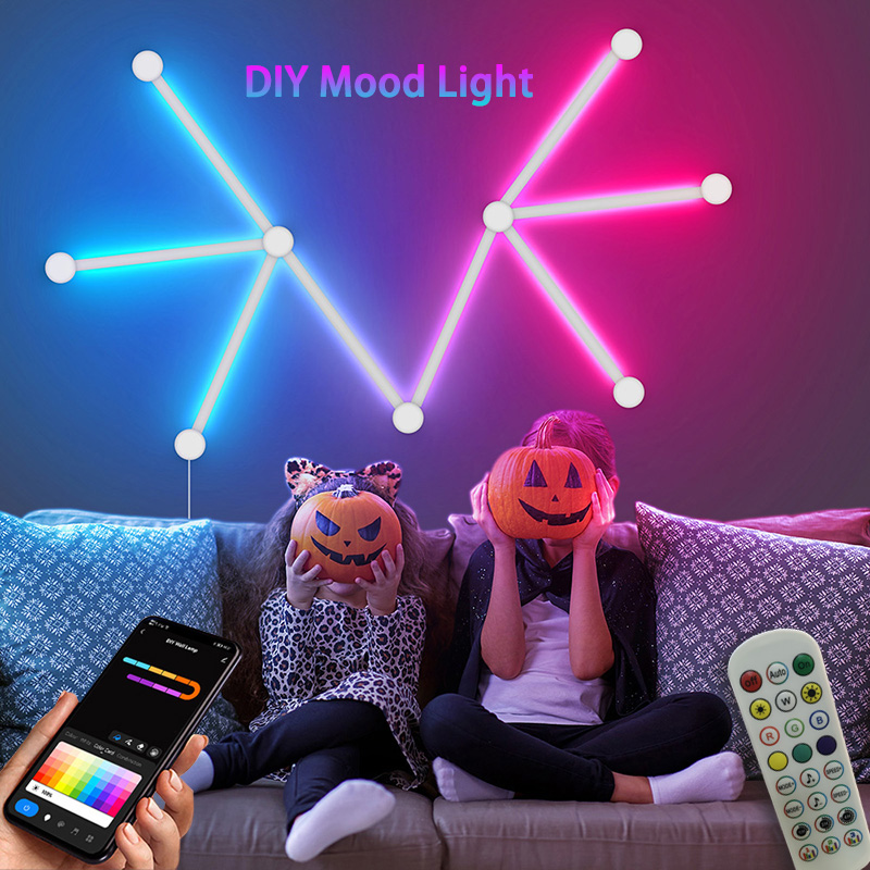 Party Games Groups - مصباح حائط RGB ذكي، شريط إضاءة
