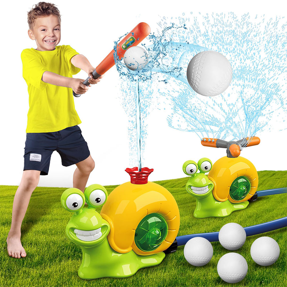 Games Garden Party - رشاش مياه على شكل حلزون كرتوني،