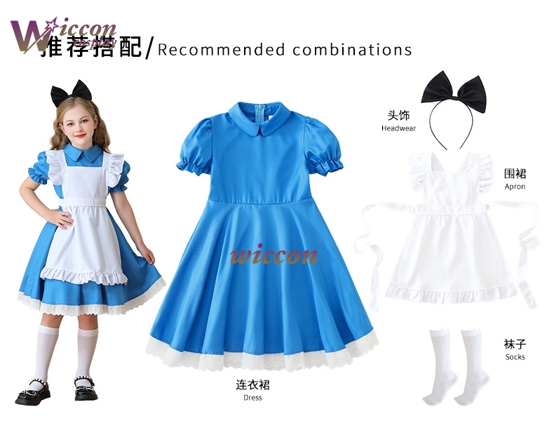 فستان تنكري للفتيات من Ynot لل - مراجعة Party Games Alice In Wonderland وسعره