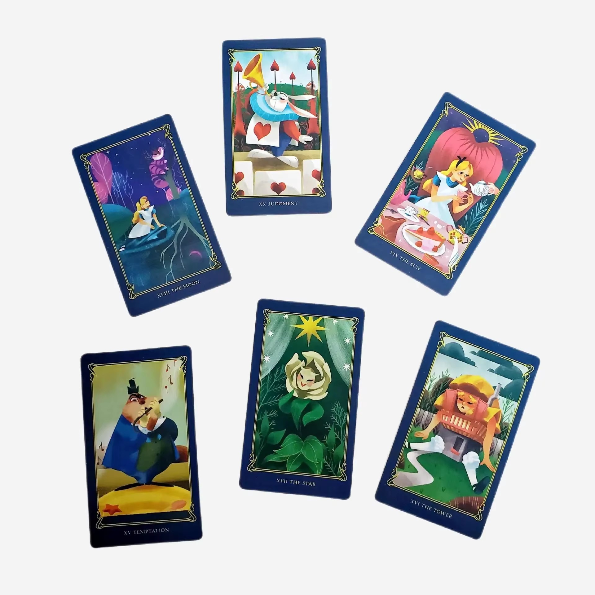 لعبة بطاقة التارو Alice in won - مراجعة Party Games Alice In Wonderland وسعره
