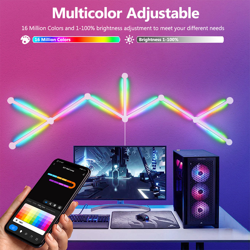 مصباح حائط RGB ذكي، شريط إضاءة - مراجعة Party Games Groups وسعره