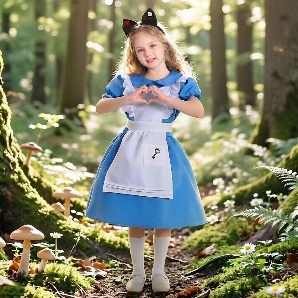 فستان أليس ووندرلاند الأزرق لل - مراجعة Party Games Alice In Wonderland وسعره