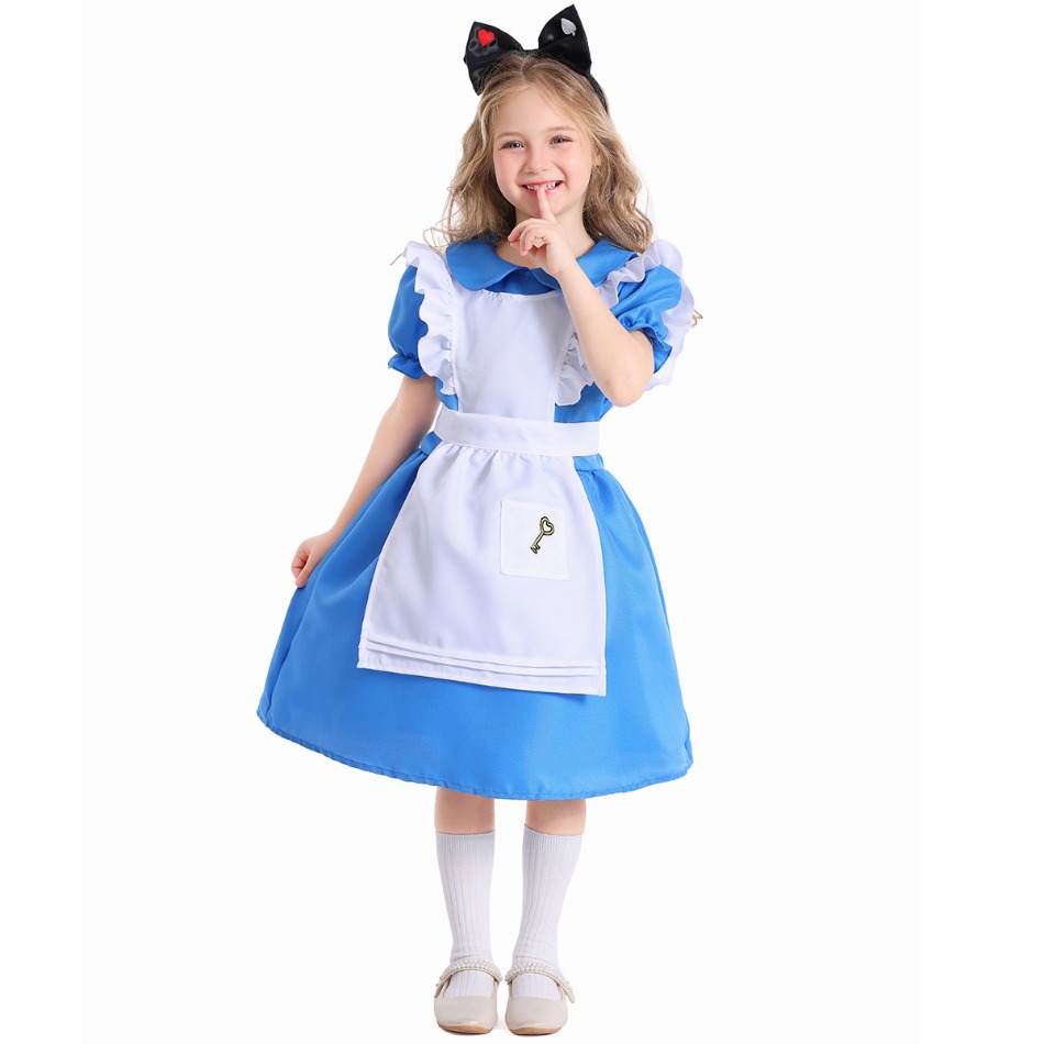 فستان أليس ووندرلاند الأزرق لل - مراجعة Party Games Alice In Wonderland وسعره